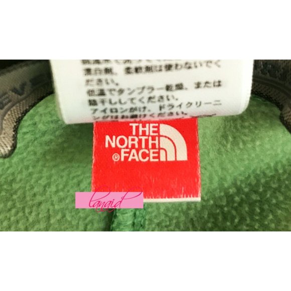 The North Face TKA 100 Full Zip Fleece Jacket Lime Green Fuzzy Teddy Warm Coat - Picture 7 of 8